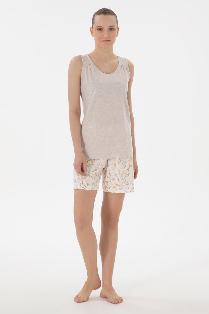 Kadın Bej Pijama Takımı