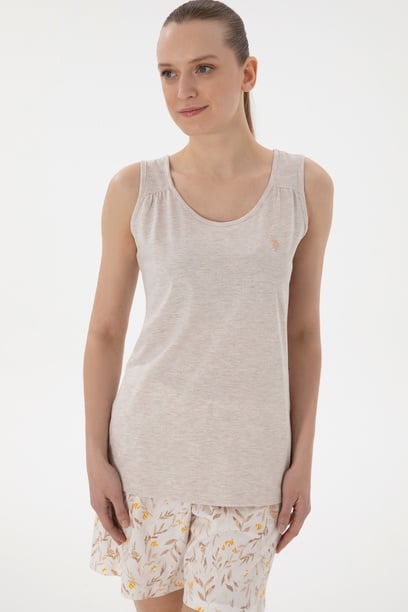 Kadın Bej Pijama Takımı