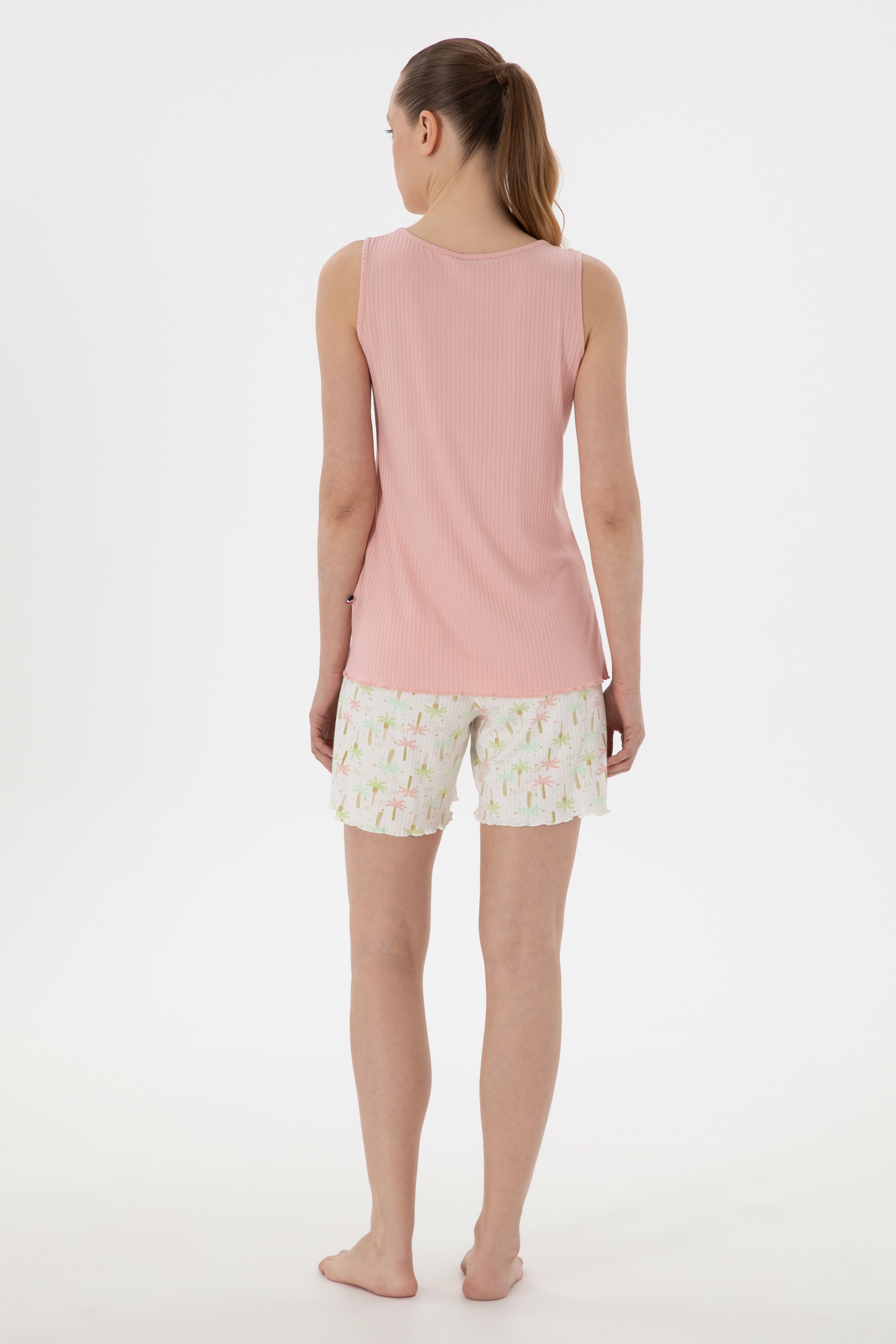 Kadın Somon Pijama Takımı - Image 5