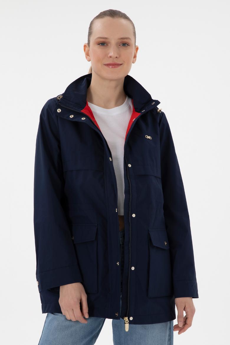 Kadın Lacivert Kaban