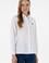 Kadın Beyaz Uzun Kollu Basic Gömlek