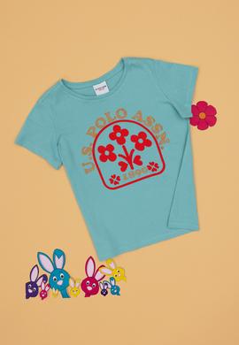 Kız Çocuk Mint Tişört - 50283266012