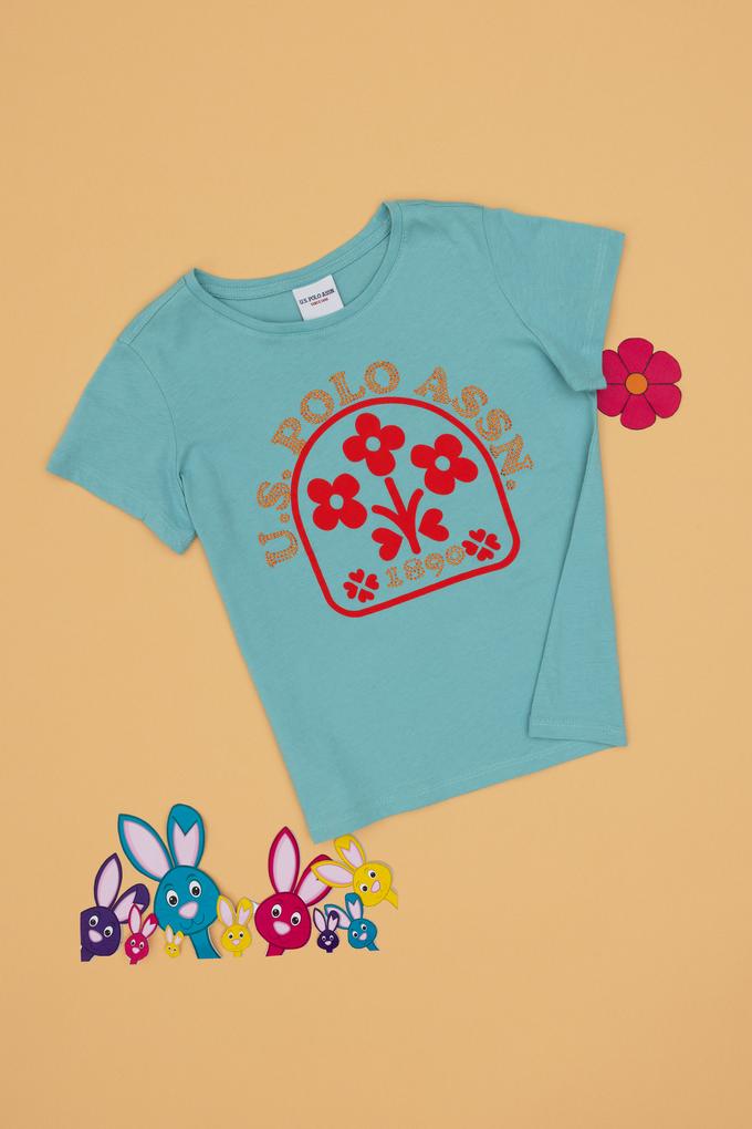 Kız Çocuk Mint Tişört