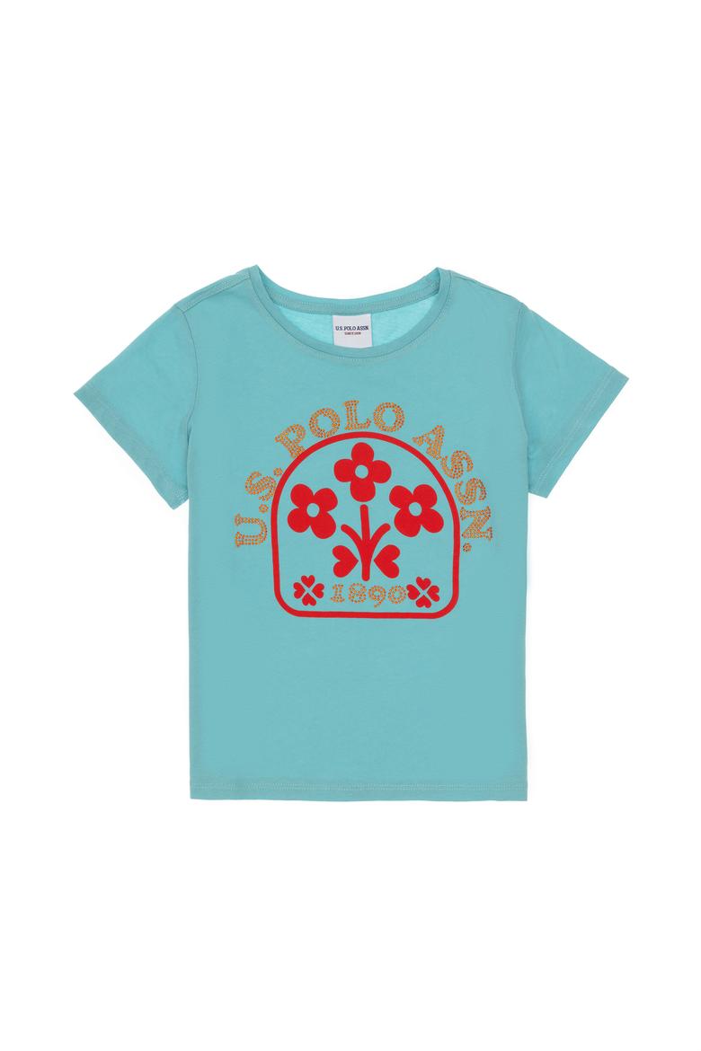 Kız Çocuk Mint Tişört - 50283266012