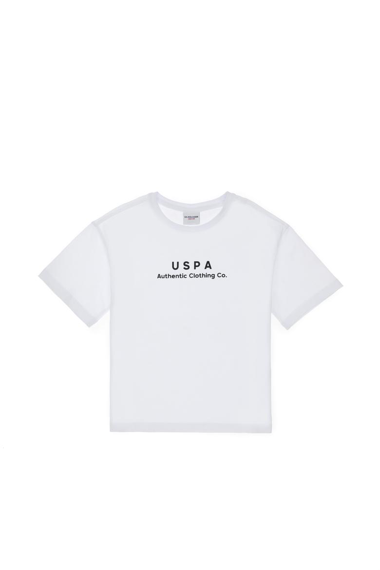 Erkek Çocuk Beyaz Comfort Basic Bisiklet Yaka Tişört - 50306513009