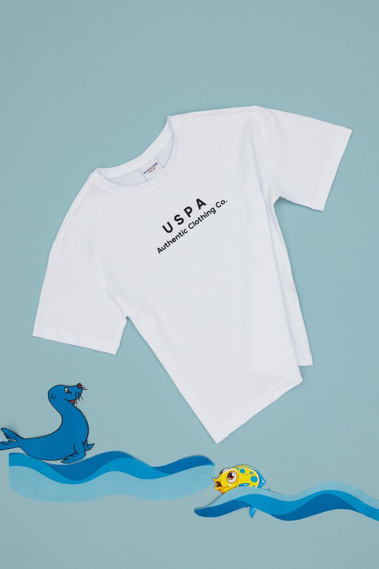 Erkek Çocuk Beyaz Comfort Basic Bisiklet Yaka Tişört - 50306513009