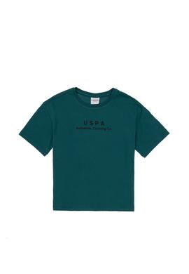 Erkek Çocuk Koyu Yeşil Comfort Basic Bisiklet Yaka Tişört - 50306513023