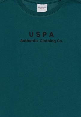 Erkek Çocuk Koyu Yeşil Comfort Basic Bisiklet Yaka Tişört - 50306513023