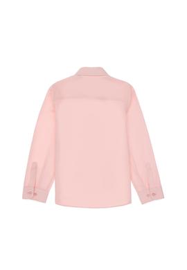 Kız Çocuk Açık Pembe Uzun Kollu Basic Gömlek - 50306588021