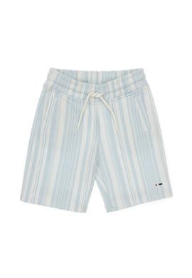 Erkek Çocuk Açık Mavi Örme Şort - 50299890012