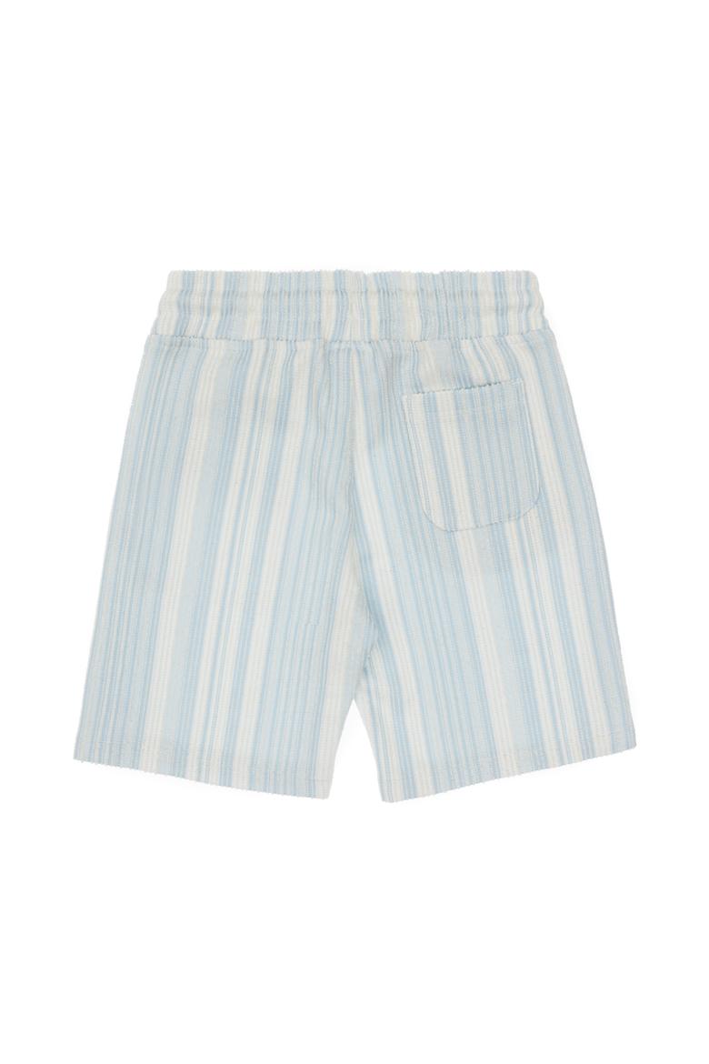 Erkek Çocuk Açık Mavi Örme Şort - 50299890012