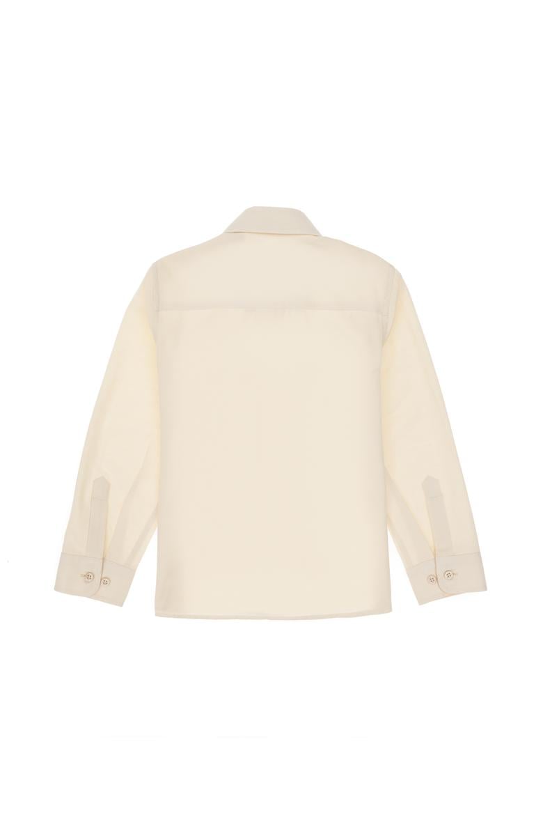 Erkek Çocuk Taş Uzun Kollu Basic Gömlek - 50306584037