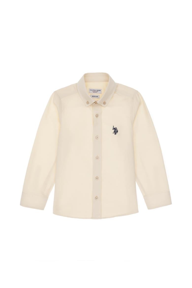 Erkek Çocuk Taş Uzun Kollu Basic Gömlek - 50306584037