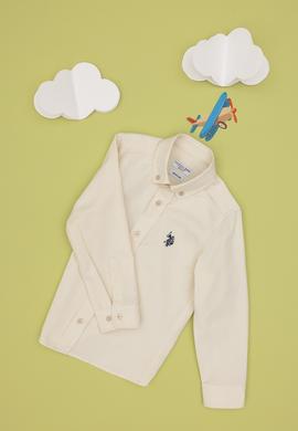 Erkek Çocuk Taş Uzun Kollu Basic Gömlek - 50306584037