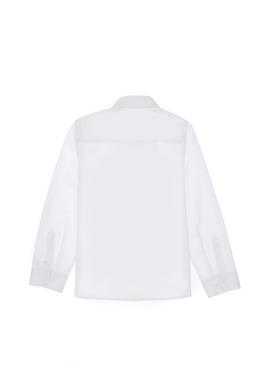 Erkek Çocuk Beyaz Uzun Kollu Basic Gömlek - 50306584002