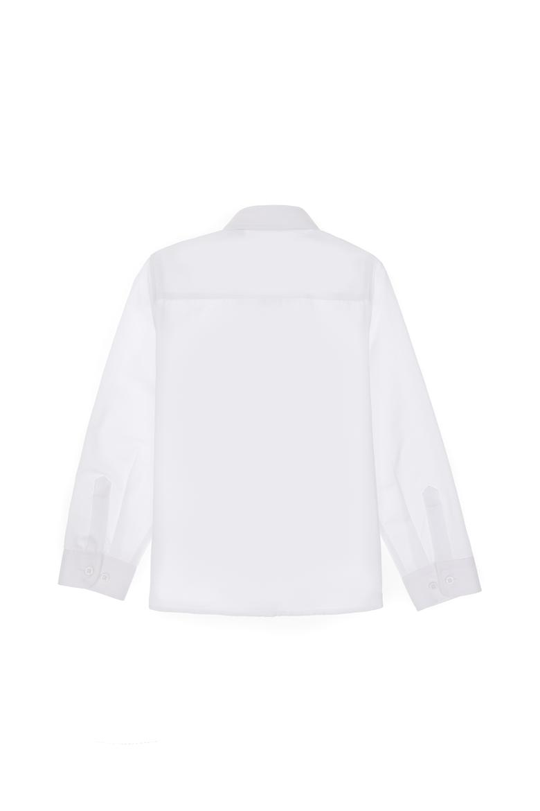 Erkek Çocuk Beyaz Uzun Kollu Basic Gömlek - 50306584002