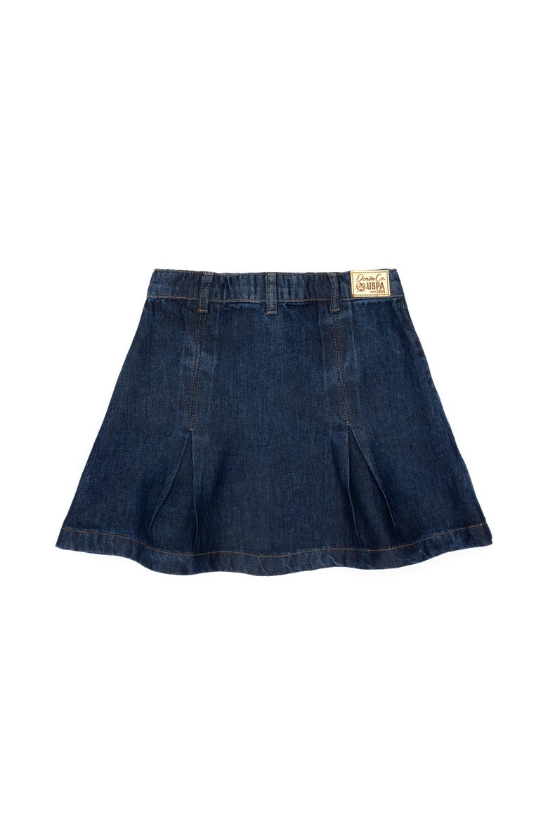 Kız Çocuk Koyu Mavi Jean Etek - 50304244007