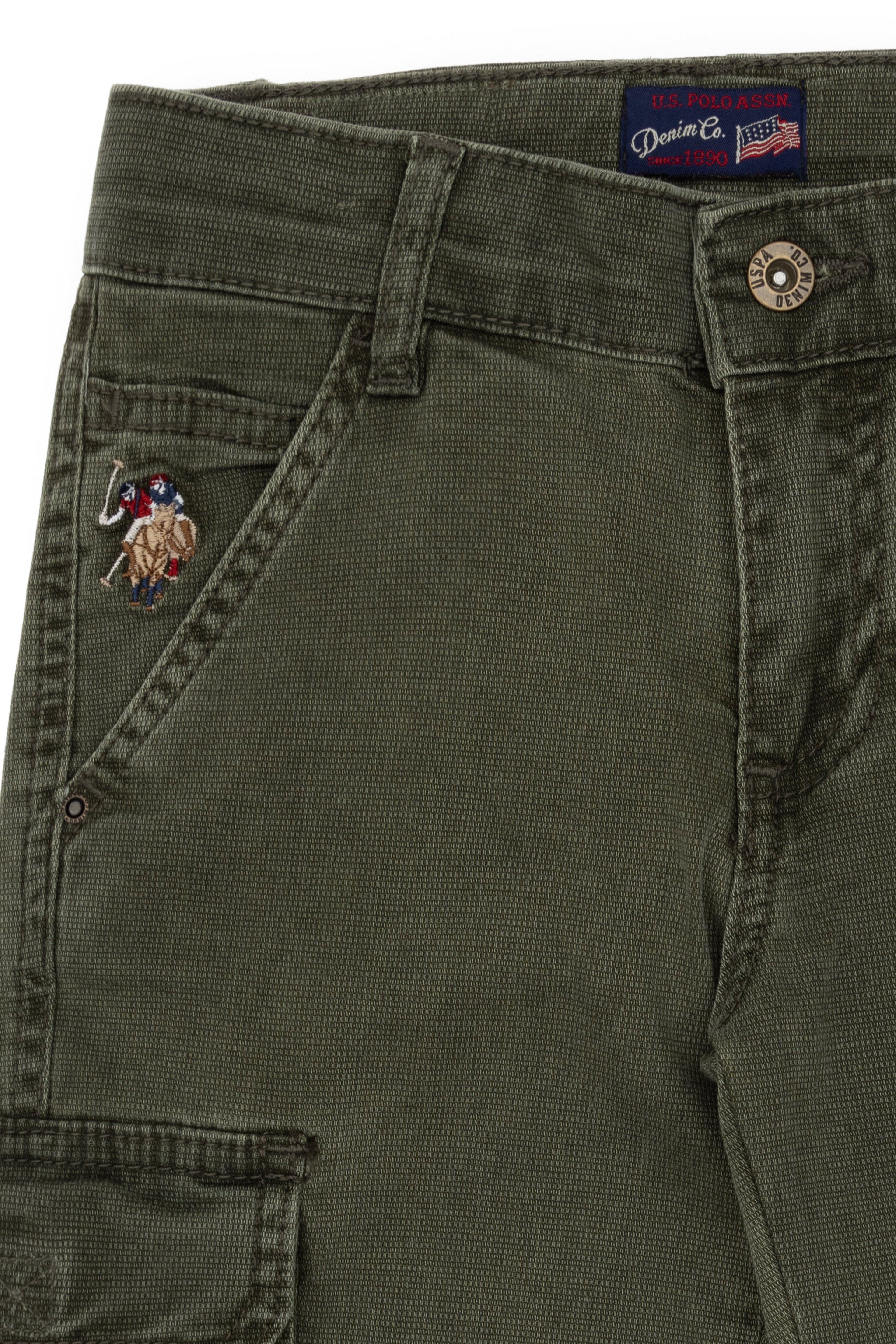 Erkek Çocuk Yeşil Jean Pantolon
