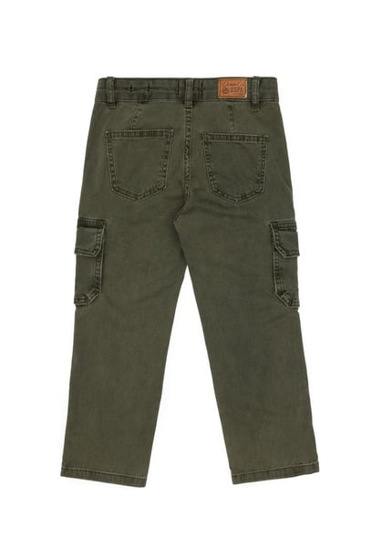 Erkek Çocuk Yeşil Jean Pantolon