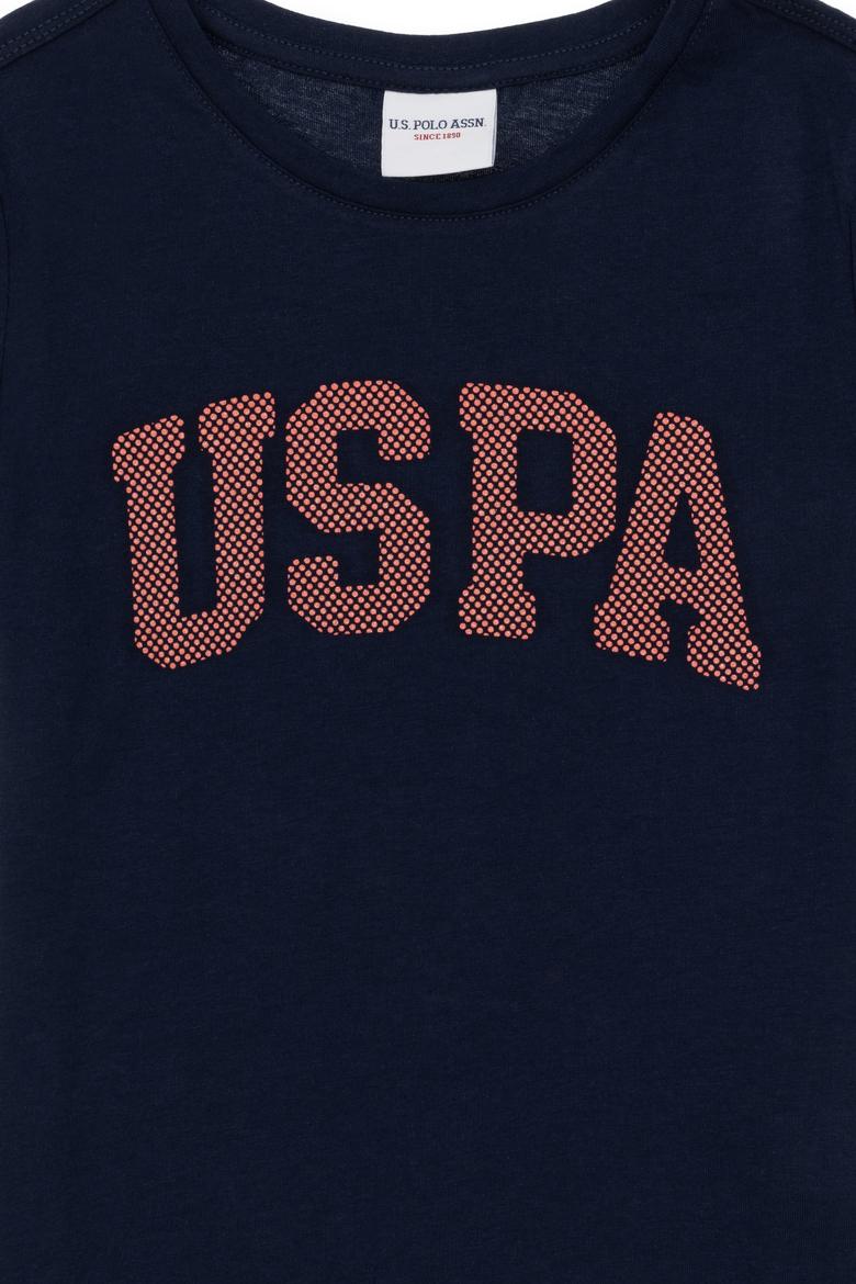 Kız Çocuk Lacivert Basic Tişört - 50283360019