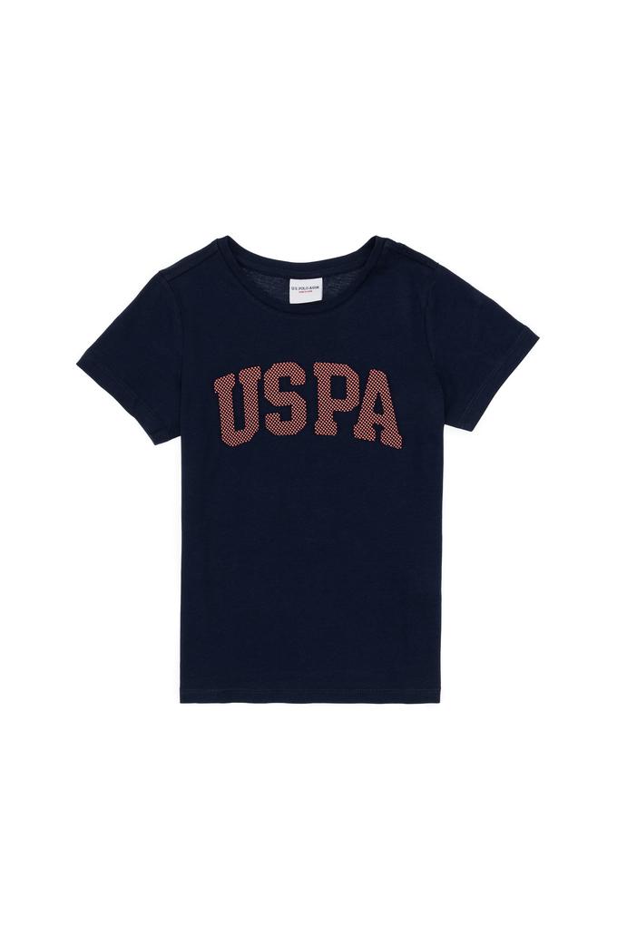 Kız Çocuk Lacivert Basic Tişört