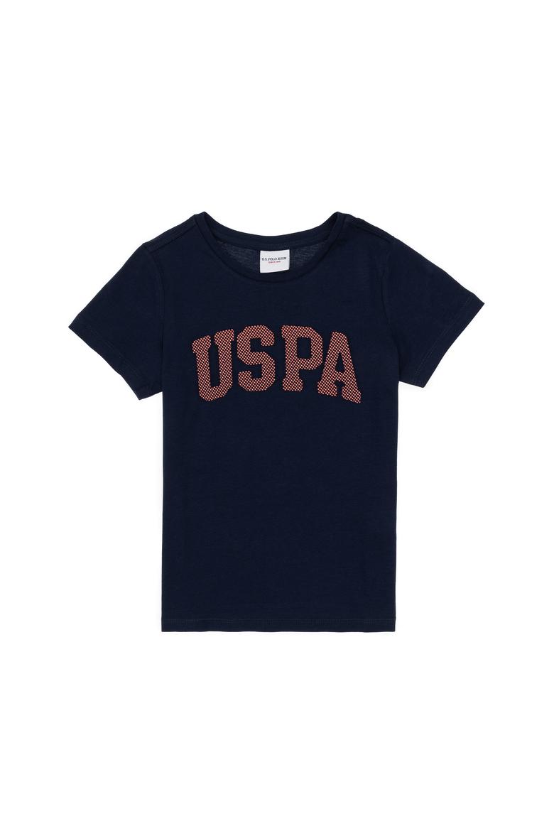 Kız Çocuk Lacivert Basic Tişört