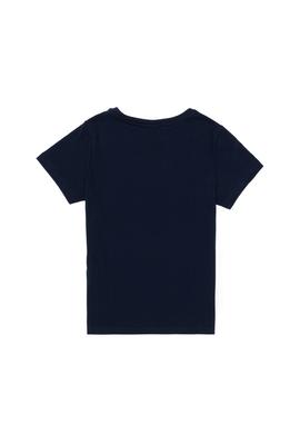 Kız Çocuk Lacivert Basic Tişört - 50283360019