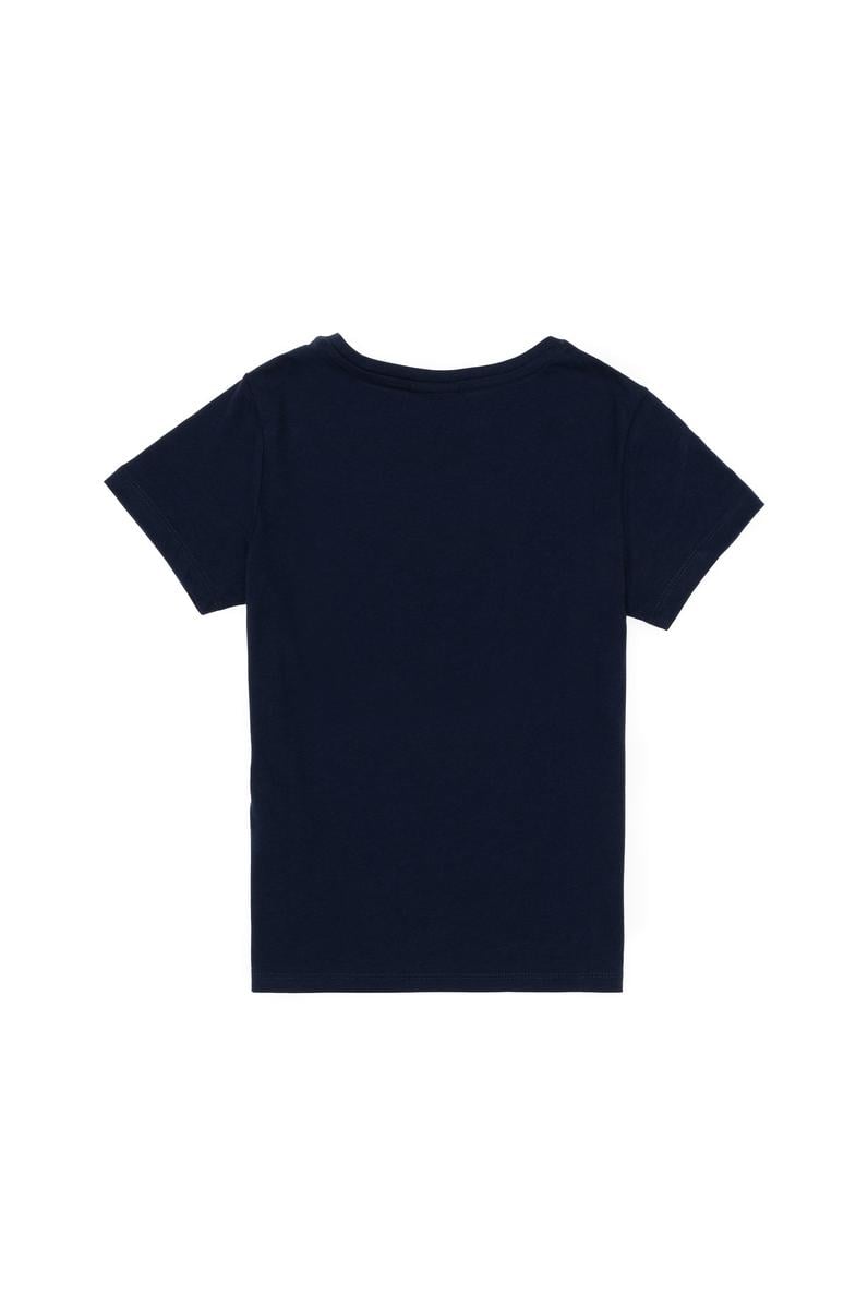 Kız Çocuk Lacivert Basic Tişört
