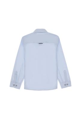 Erkek Çocuk Açık Mavi Uzun Kollu Basic Gömlek - 50298017018