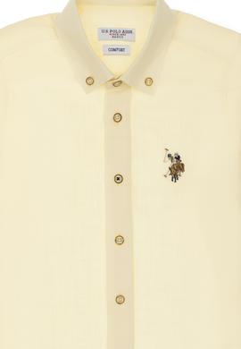 Erkek Çocuk Limon Uzun Kollu Basic Gömlek - 50298012095