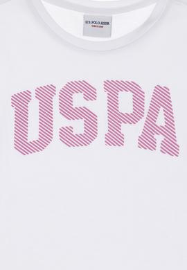 Kız Çocuk Beyaz Basic Tişört - 50298193009