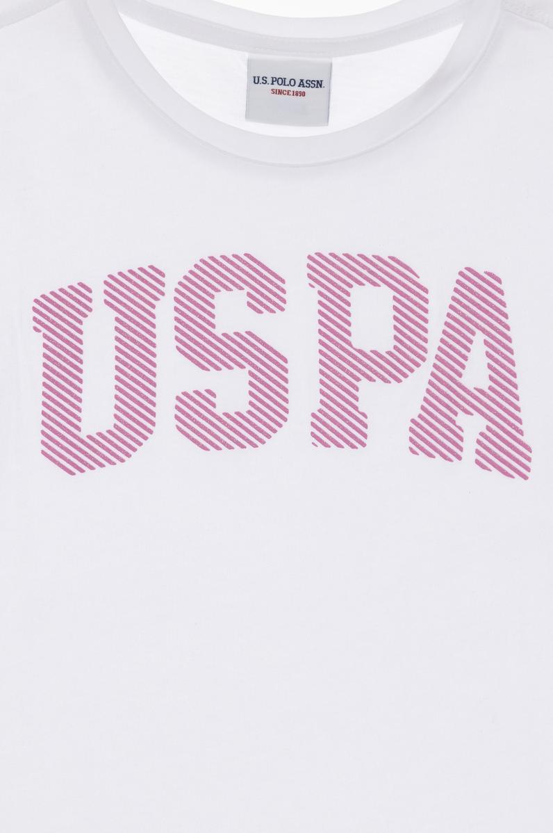 Kız Çocuk Beyaz Basic Tişört