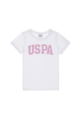 Kız Çocuk Beyaz Basic Tişört - 50298193009