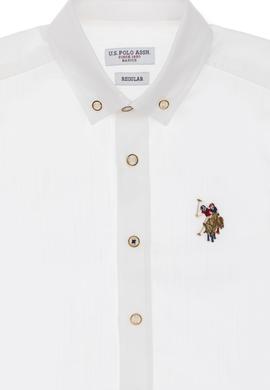 Erkek Çocuk Beyaz Kısa Kollu Gömlek - 50298044007