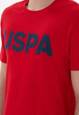 Erkek Regular Fit Bisiklet Yaka Kırmızı Basic Tişört - 50297988086