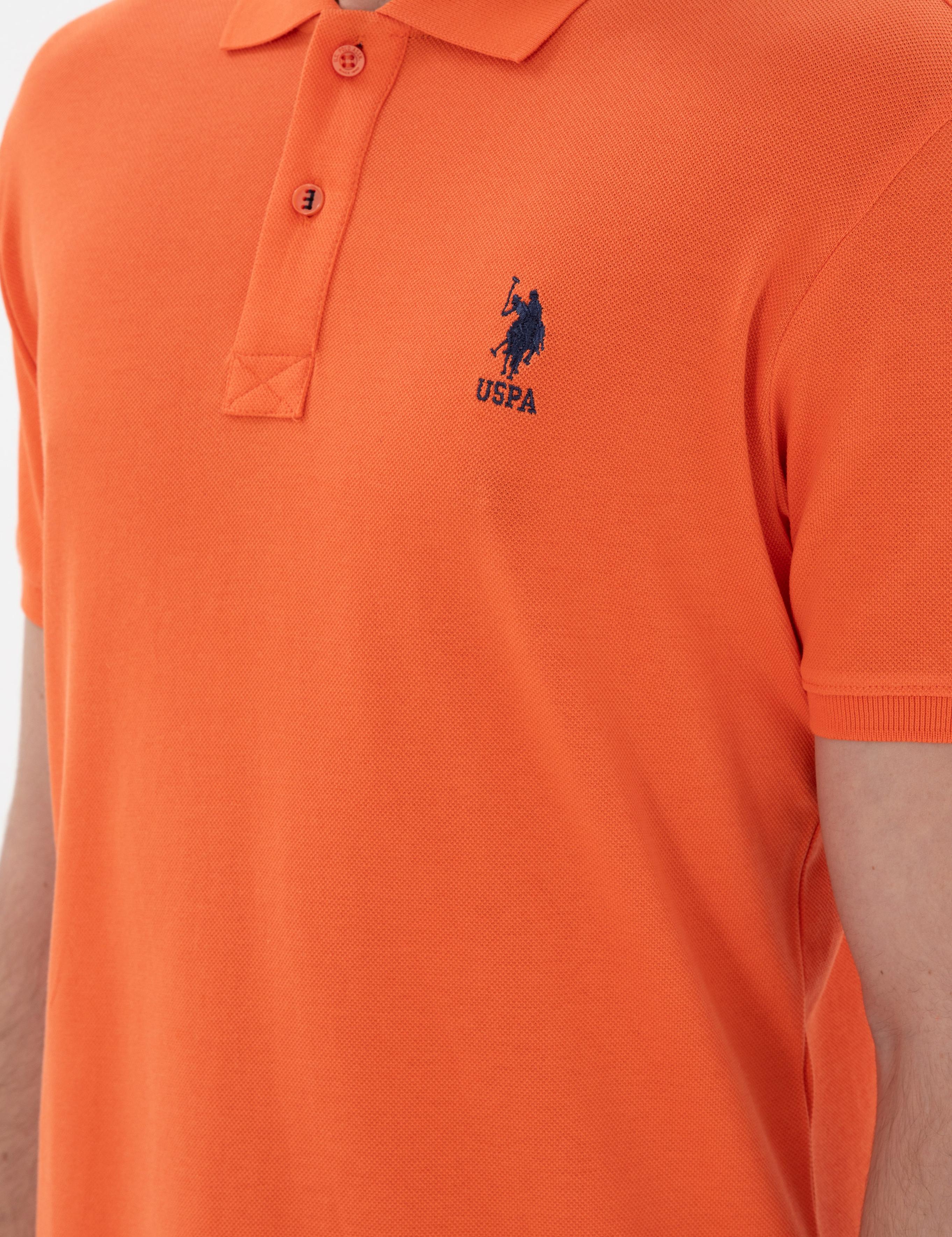 پولوشرت آستین کوتاه اندامی یقه پیراهنی مردانه یو اس پولو | U.S. Polo Assn. - تصویر 7