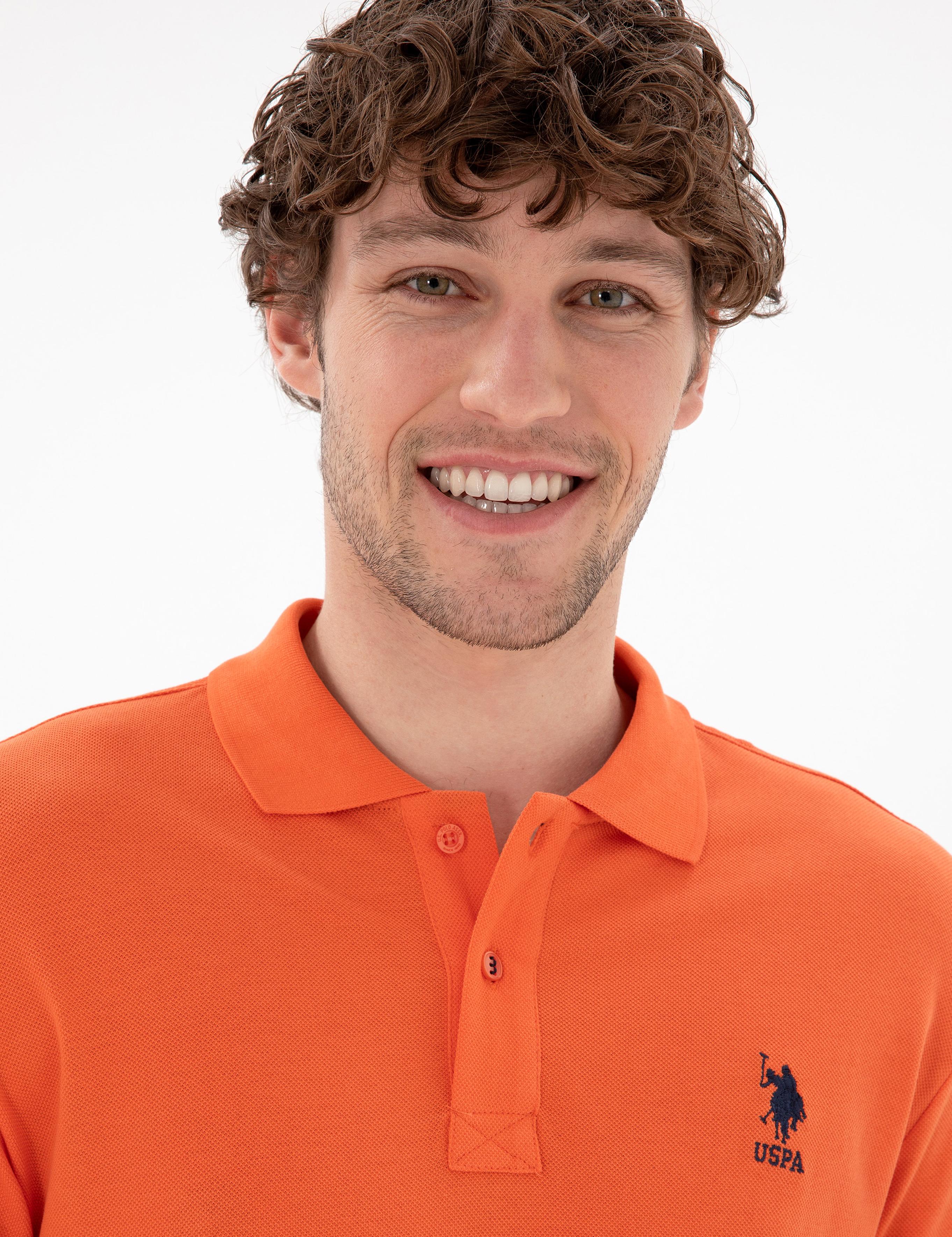 پولوشرت آستین کوتاه اندامی یقه پیراهنی مردانه یو اس پولو | U.S. Polo Assn. - تصویر 2