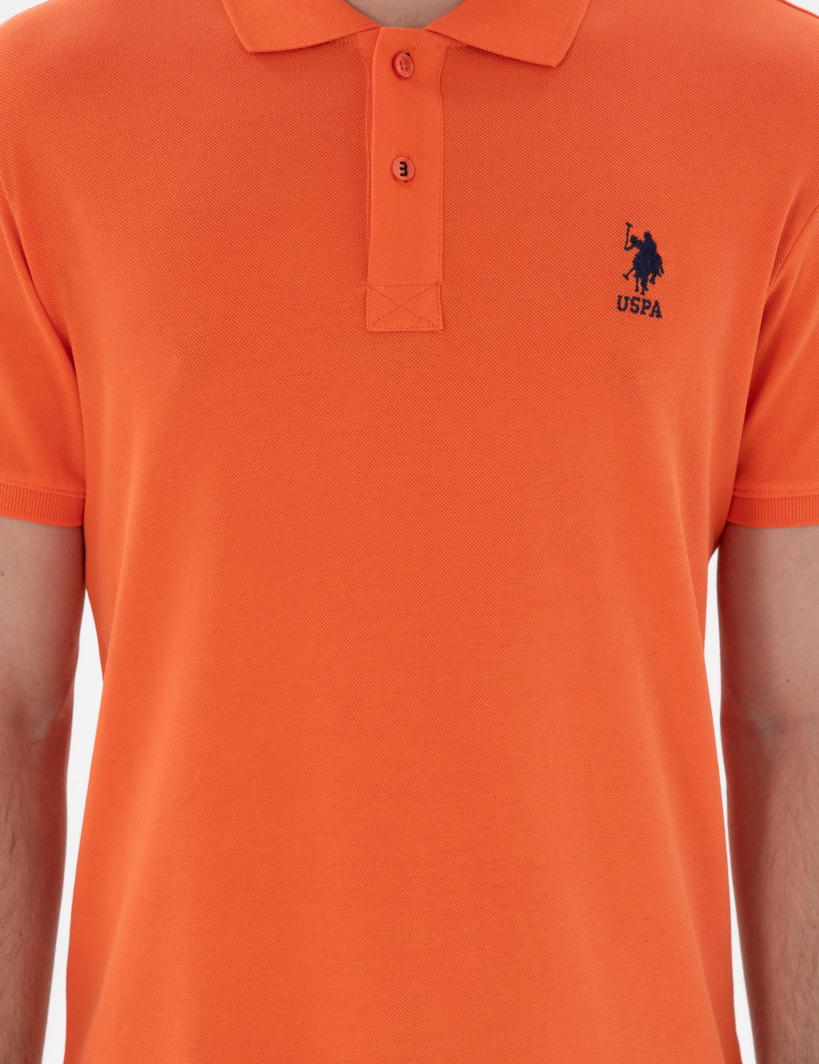 پولوشرت آستین کوتاه اندامی یقه پیراهنی مردانه یو اس پولو | U.S. Polo Assn. - تصویر 6