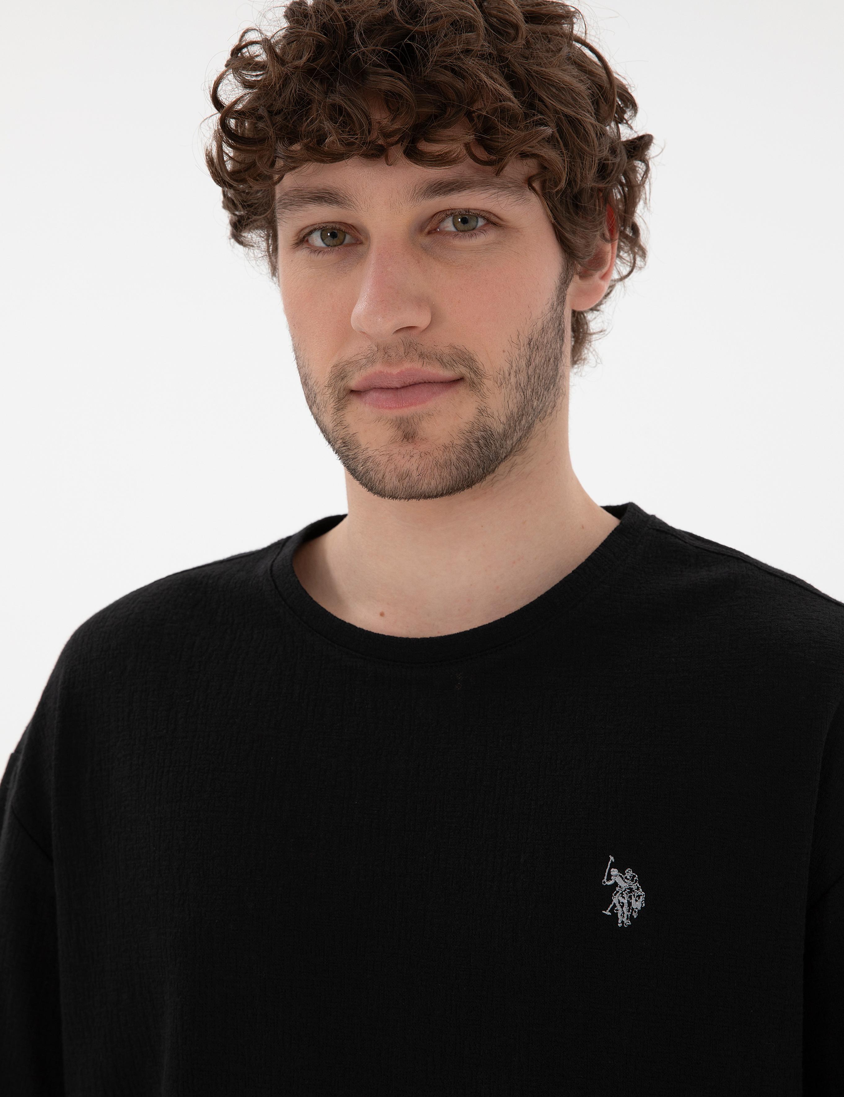 تی شرت یقه گرد آستین کوتاه ریلکس یقه گرد مردانه یو اس پولو | U.S. Polo Assn. - تصویر 2