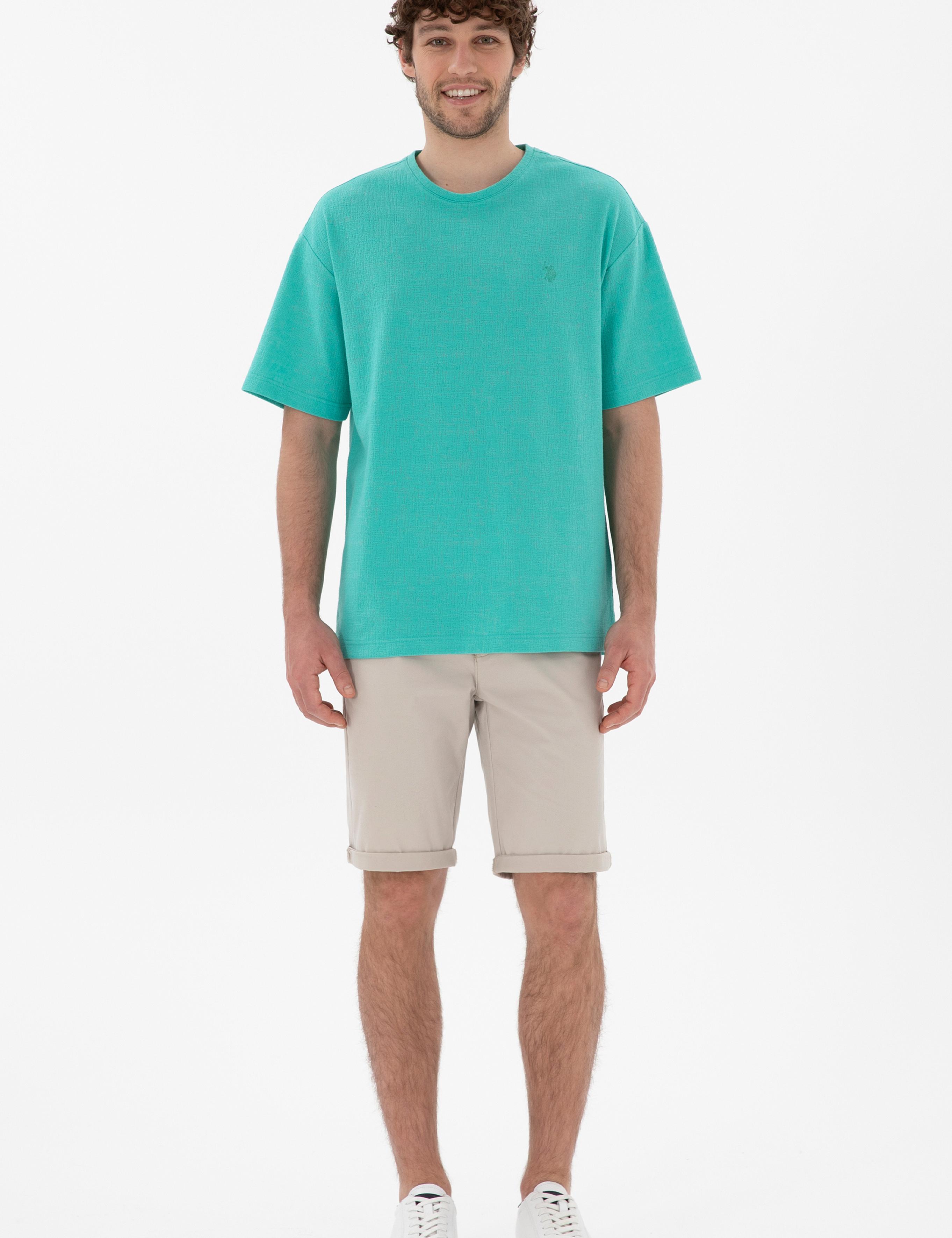 تی شرت یقه گرد آستین کوتاه ریلکس یقه گرد مردانه یو اس پولو | U.S. Polo Assn. - تصویر 4