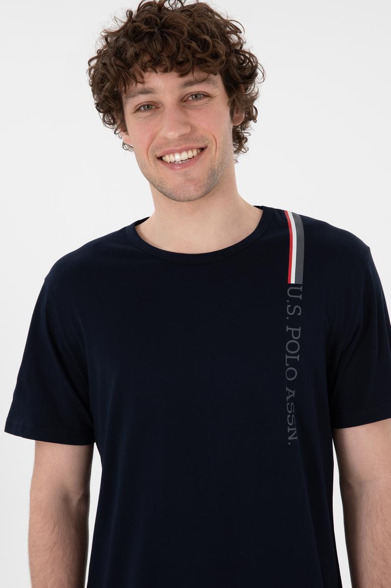 Erkek Bisiklet Yaka Lacivert Pijama Takımı