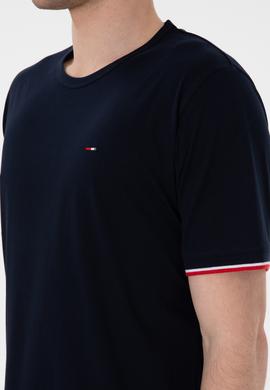 Erkek Bisiklet Yaka Lacivert Pijama Takımı - 50309477005