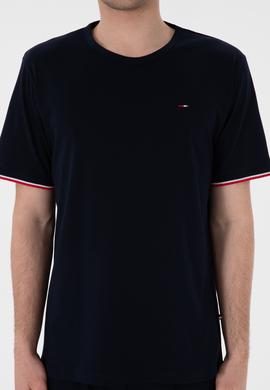 Erkek Bisiklet Yaka Lacivert Pijama Takımı - 50309477005