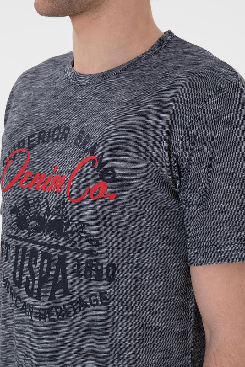 Erkek Bisiklet Yaka Lacivert Pijama Takımı - 50309274004