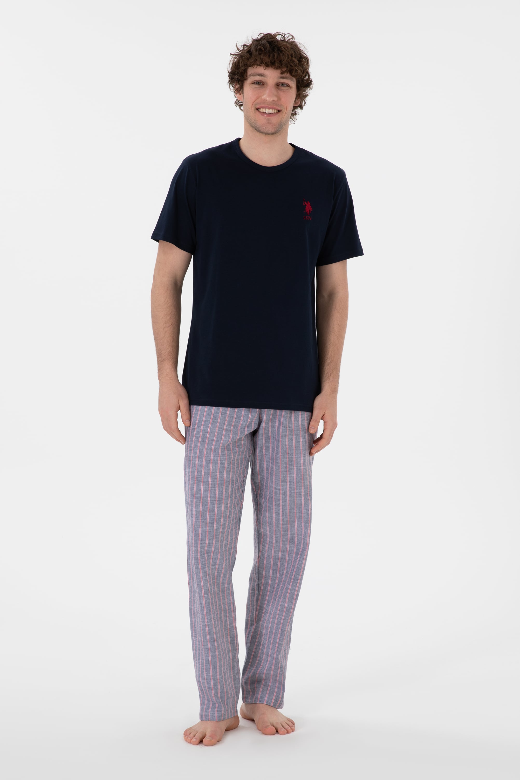 Erkek 3'lü Pijama Takımı