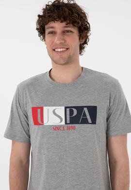 Erkek Bisiklet Yaka Gri Melanj Pijama Takımı - 50309821013