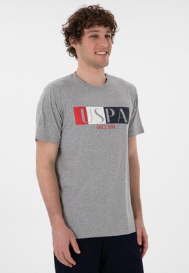 Erkek Bisiklet Yaka Gri Melanj Pijama Takımı - 50309821013