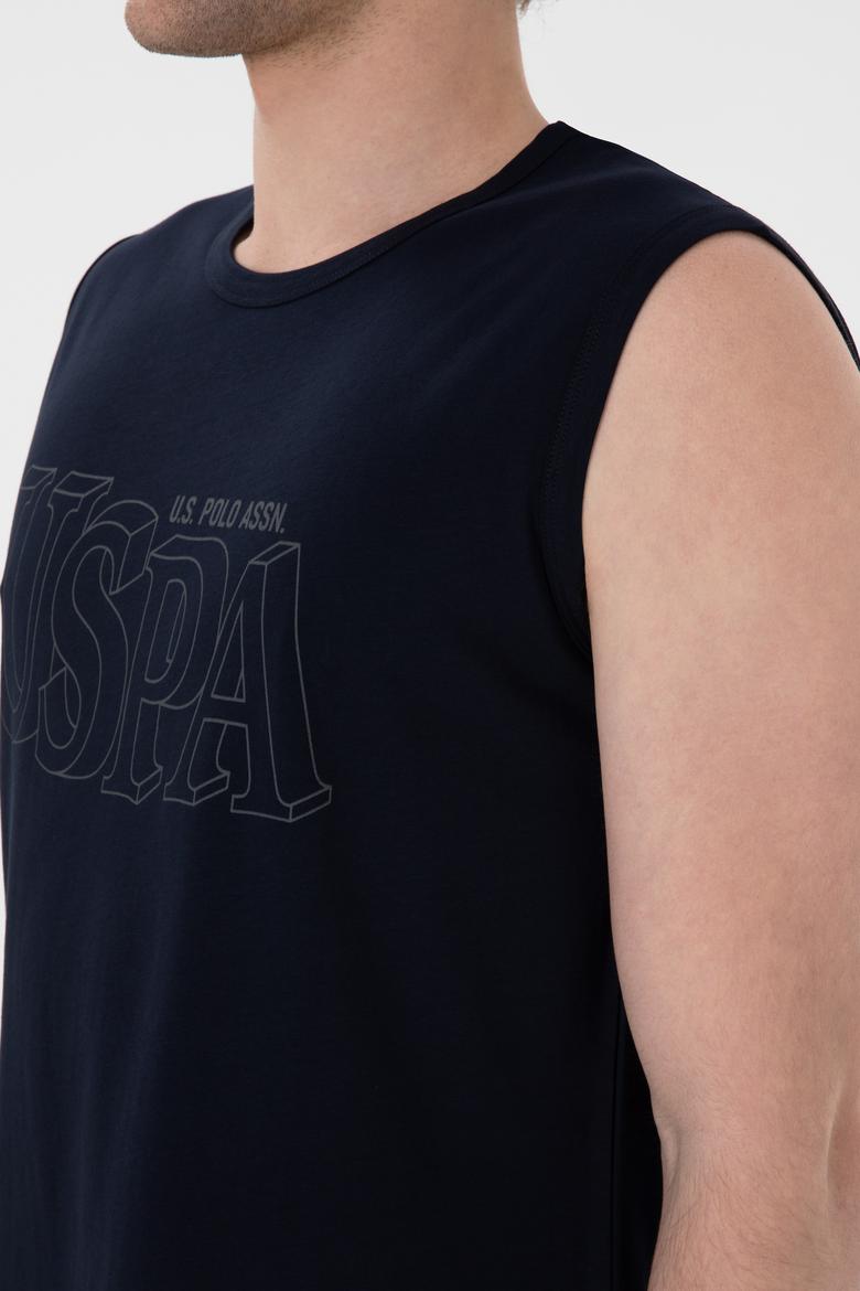 Erkek Bisiklet Yaka Lacivert Pijama Takımı - 50309807003