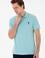 Erkek Slim Fit Polo Yaka Aqua Basic Tişört