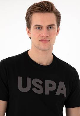 Erkek Regular Fit Bisiklet Yaka Siyah Basic Tişört - 50297988013